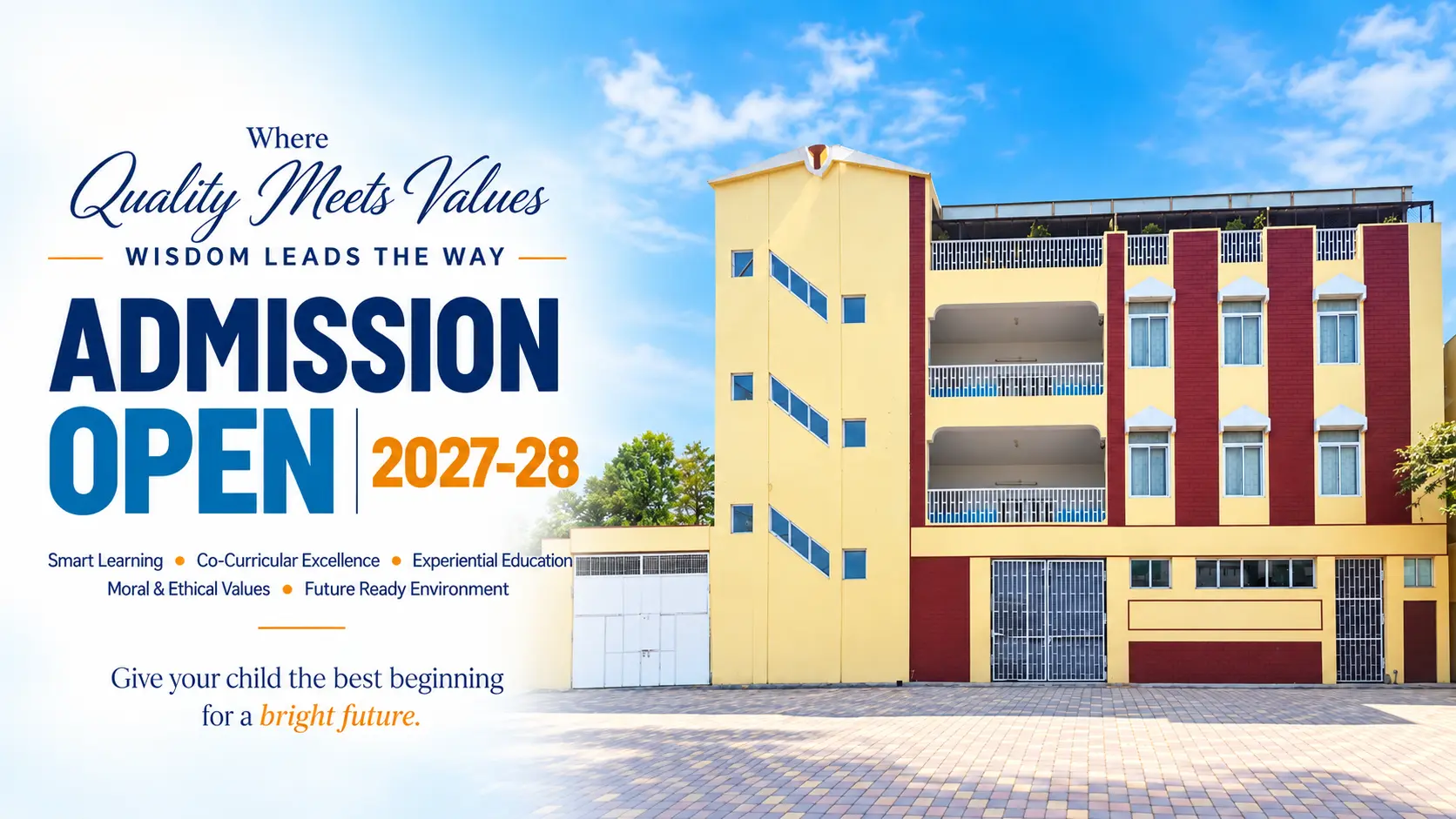 Admission Open 2027–28 at Takshshila School